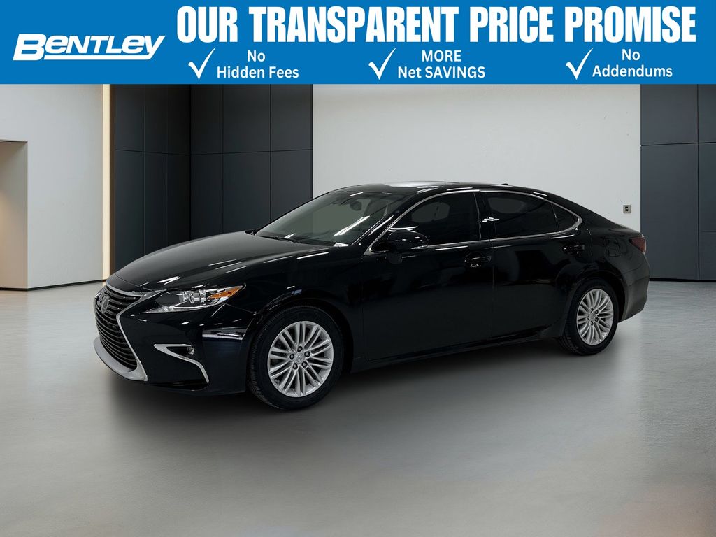 Black (Obsidian) 2017 Lexus ES 350 FWD Sedan Front-Wheel Drive 6-Speed Automatic
