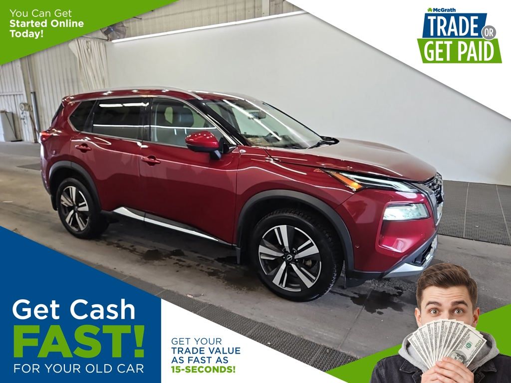 Red 2023 Nissan Rogue SUV / Crossover All-Wheel Drive Continuously Variable Transmission
