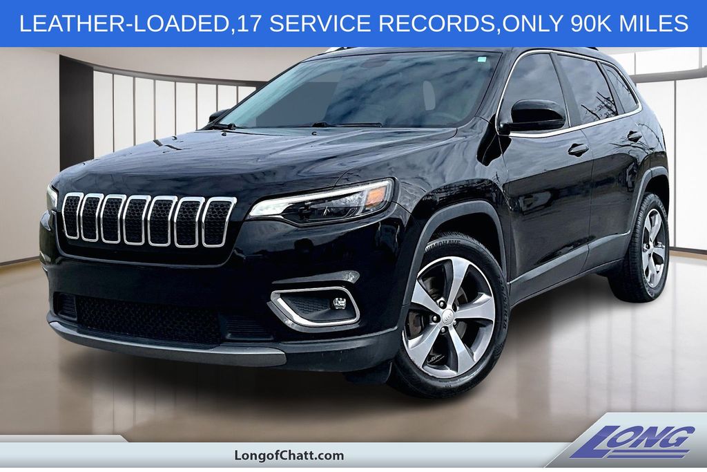Diamond Black Crystal Pearlcoat 2019 Jeep Cherokee Limited FWD SUV / Crossover Front-Wheel Drive 9-Speed Automatic