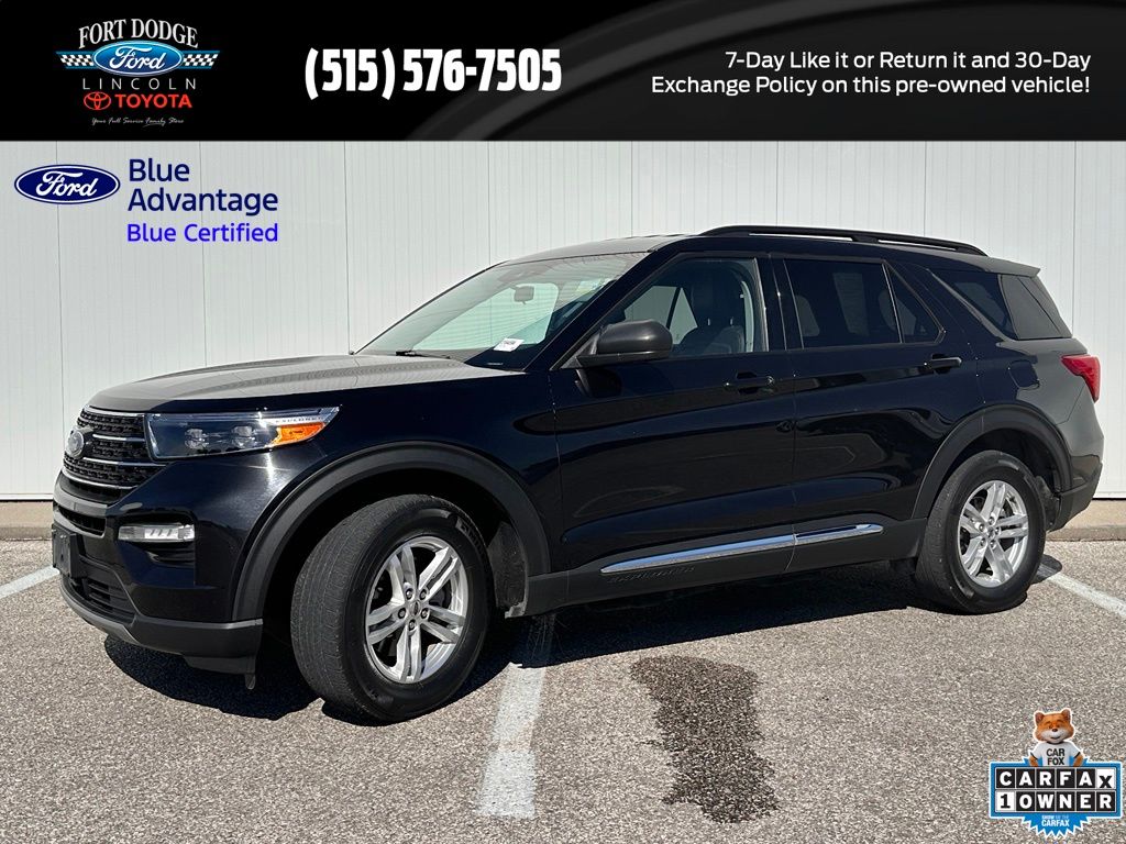 Agate Black Metallic 2022 Ford Explorer SUV / Crossover All-Wheel Drive Automatic