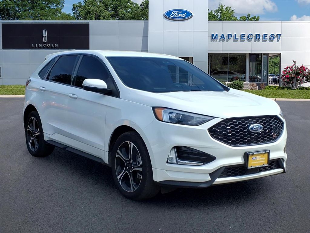 Star White Metallic Tri-Coat 2022 Ford Edge SUV / Crossover All-Wheel Drive 7-Speed Automatic