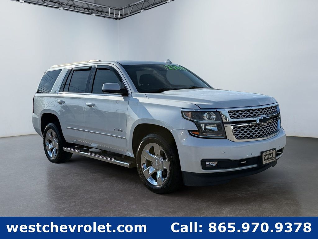 White (Iridescent Pearl Tricoat) 2018 Chevrolet Tahoe SUV / Crossover Four-Wheel Drive 6-Speed Automatic Overdrive