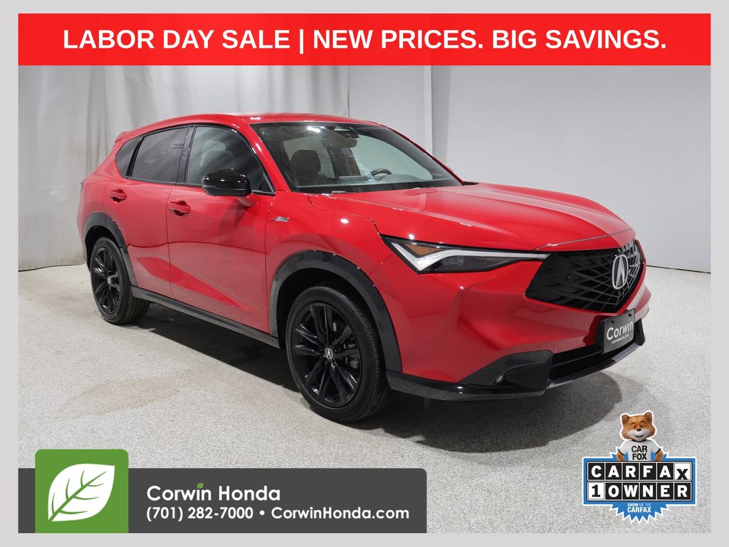 Milano Red 2025 Acura ADX SUV / Crossover All-Wheel Drive Continuously Variable Transmission