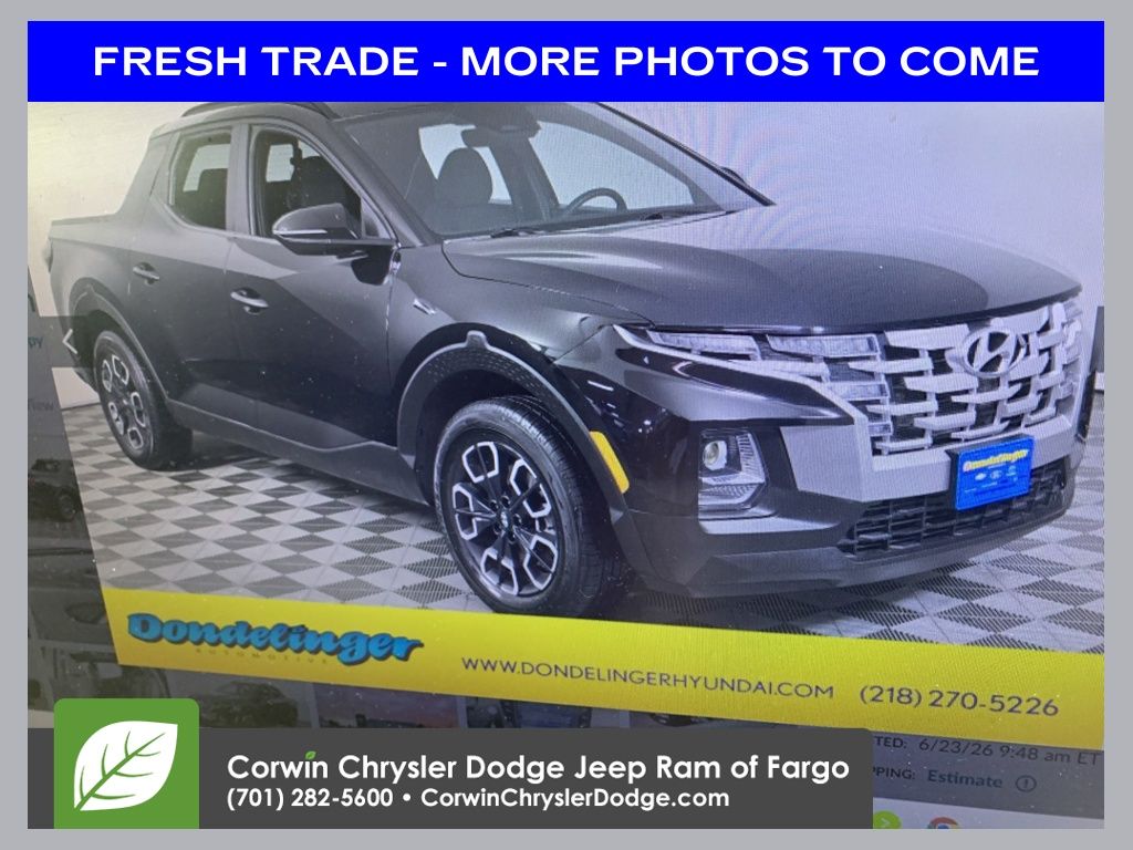 Phantom Black 2022 Hyundai Santa Cruz Pickup Truck All-Wheel Drive 8-Speed Automatic