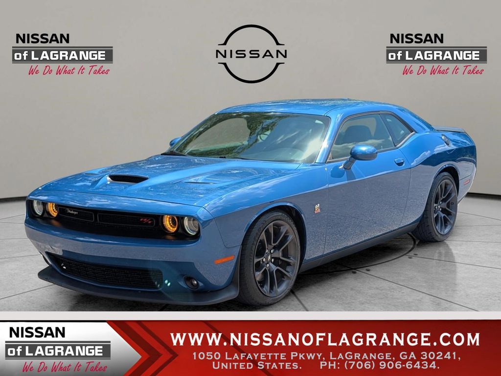 Blue (Frostbite) 2021 Dodge Challenger Coupe Rear-Wheel Drive 8-Speed Automatic