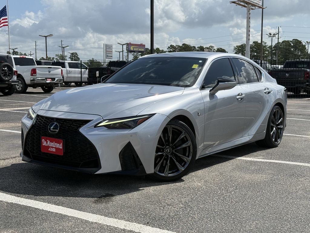 2023 Lexus IS 350 F SPORT Silver at Westside Lexus