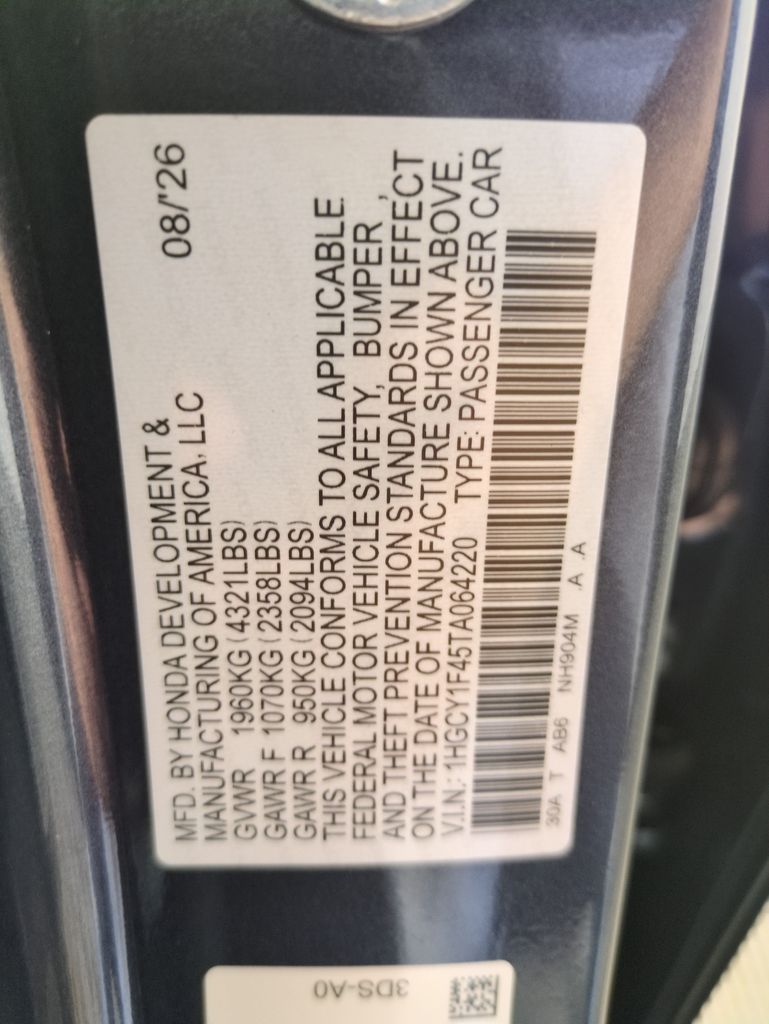 New 2026 Honda Accord SE For Sale in Fort Wayne, IN