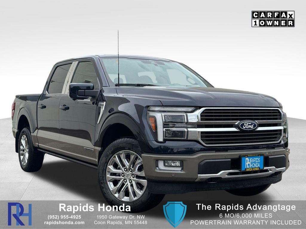Antimatter Blue Metallic 2025 Ford F-150 King Ranch SuperCrew 4WD Pickup Truck Four-Wheel Drive Automatic