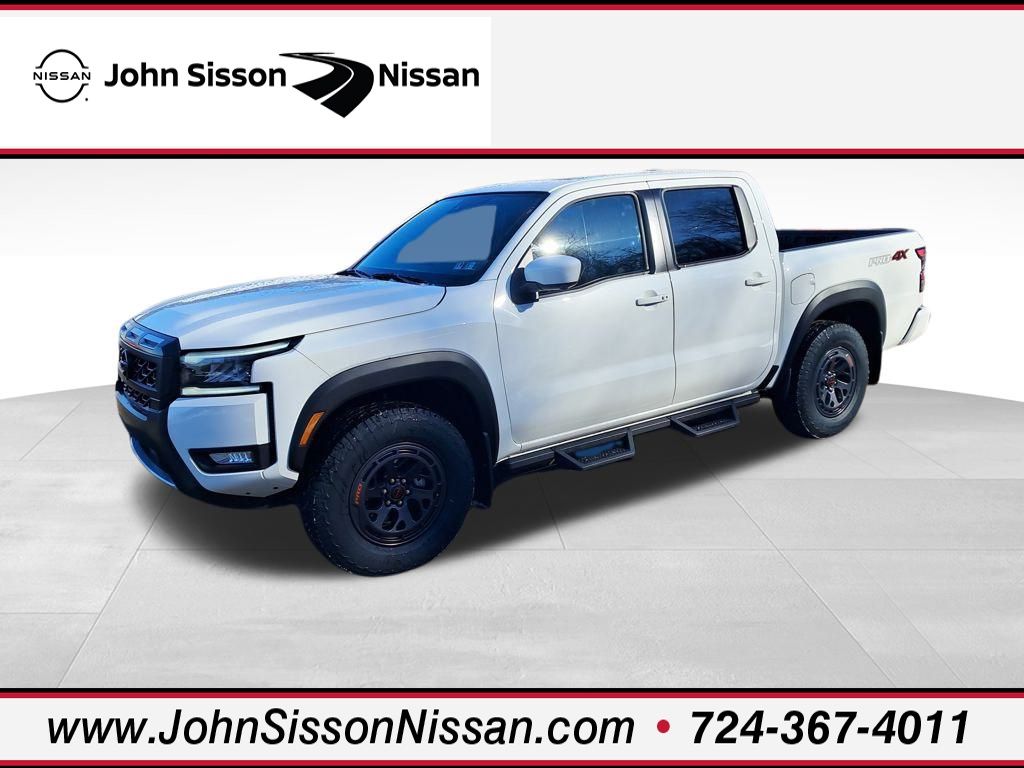 2026 Nissan Frontier PRO-4X White at John Sisson Motors