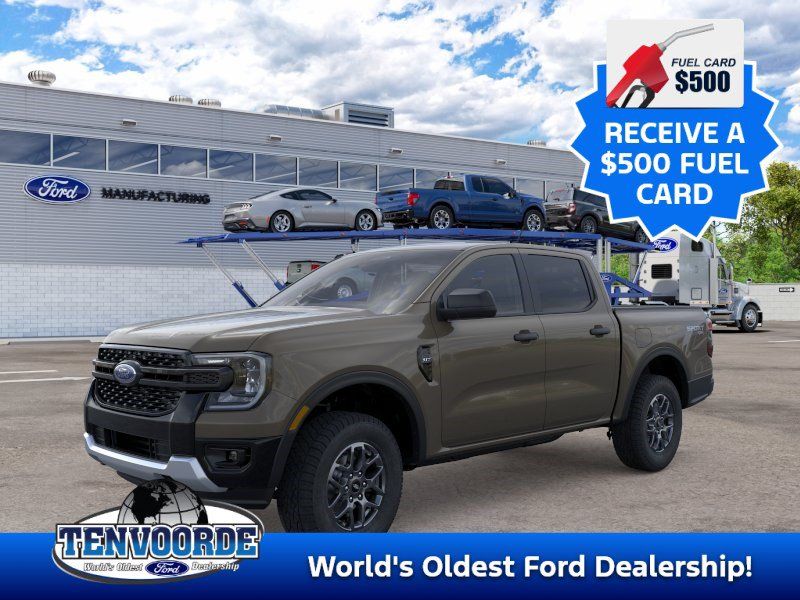Marsh Gray 2026 Ford Ranger Pickup Truck Four-Wheel Drive Automatic