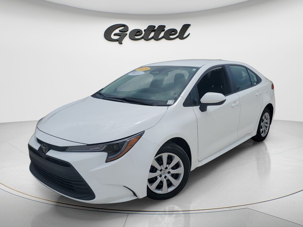 Ice 2025 Toyota Corolla LE FWD Sedan Front-Wheel Drive Continuously Variable Transmission