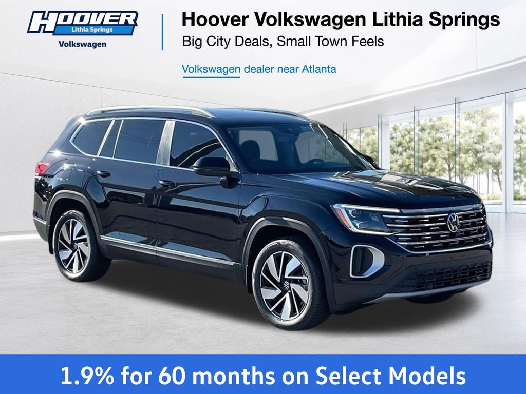 Deep Black Pearl 2026 Volkswagen Atlas SUV / Crossover All-Wheel Drive 8-Speed Automatic