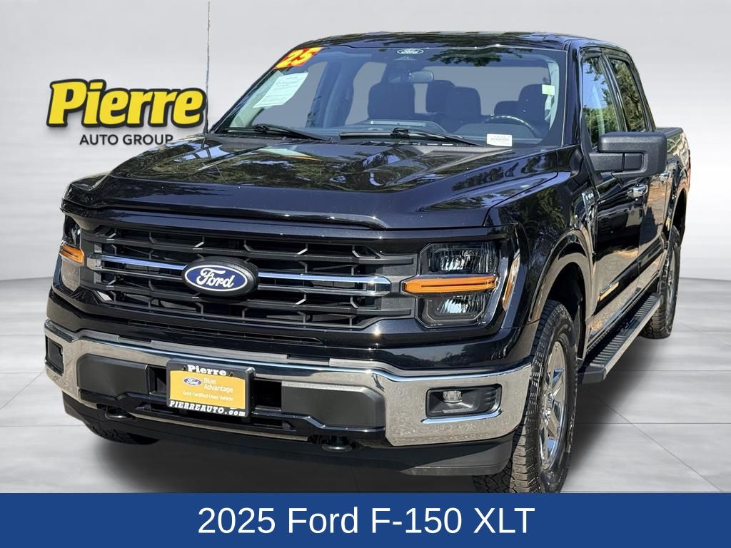 Black Metallic 2025 Ford F-150 Pickup Truck Four-Wheel Drive Automatic