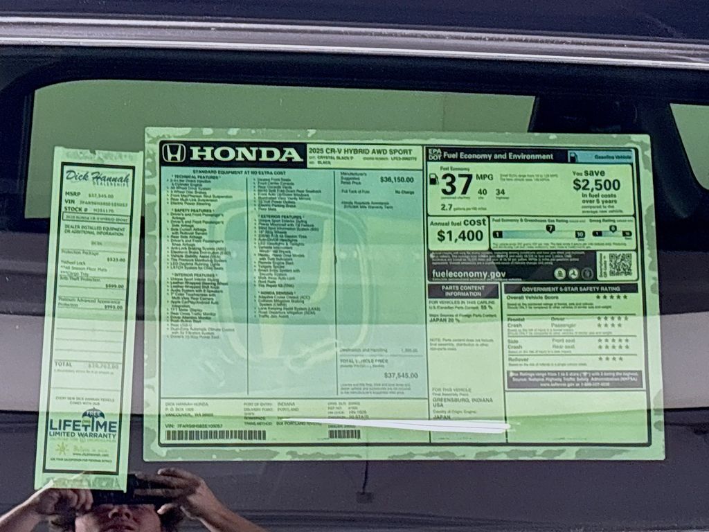 2025 Honda CR-V Hybrid Sport