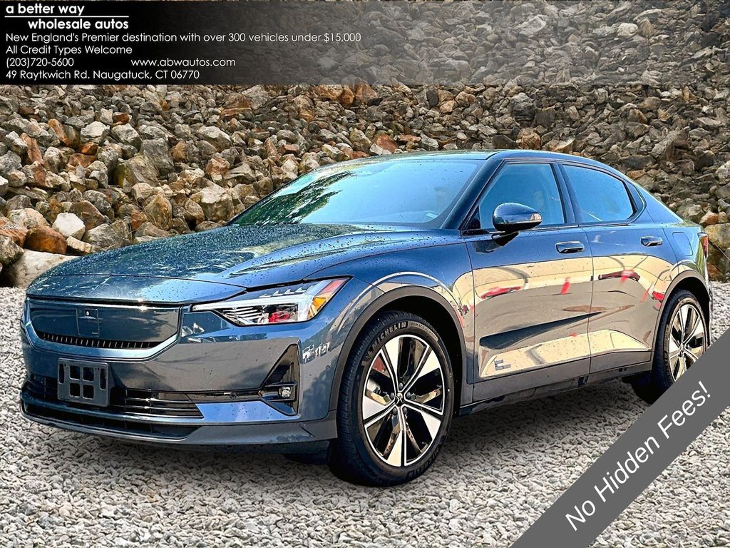 Blue 2024 Polestar 2 Sedan All-Wheel Drive 1-Speed Automatic