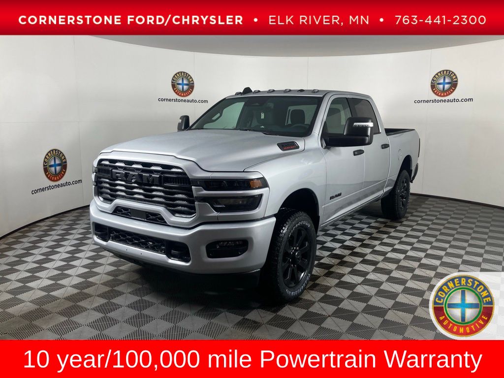 Silver Zynith 2026 RAM 3500 Big Horn Crew Cab 4WD Pickup Truck Four-Wheel Drive 8-Speed Automatic