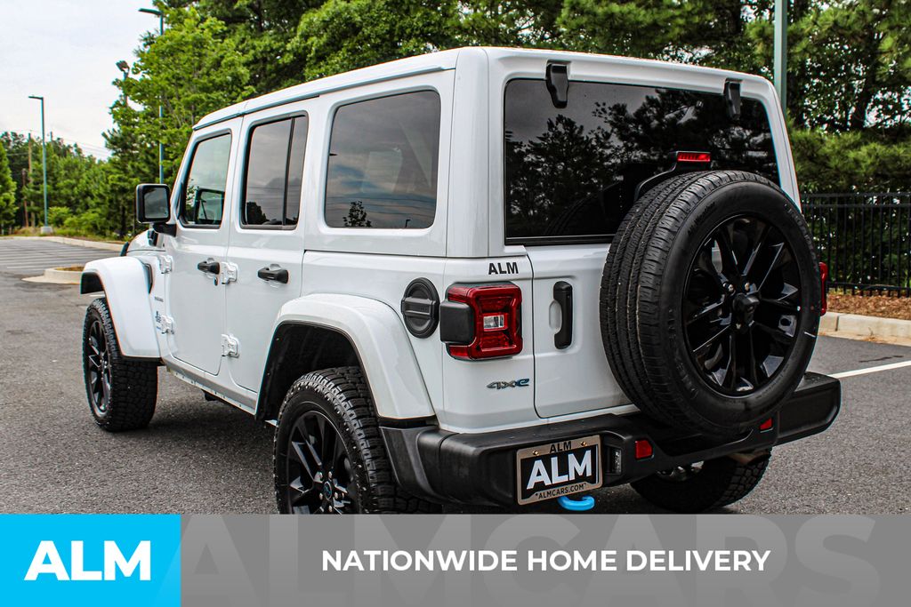 Used 2024 White Jeep Sahara 4xe image 4