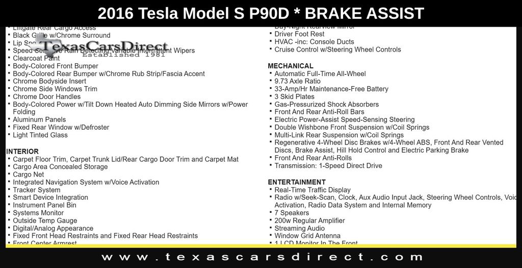 2016 Tesla Model S P90D 9