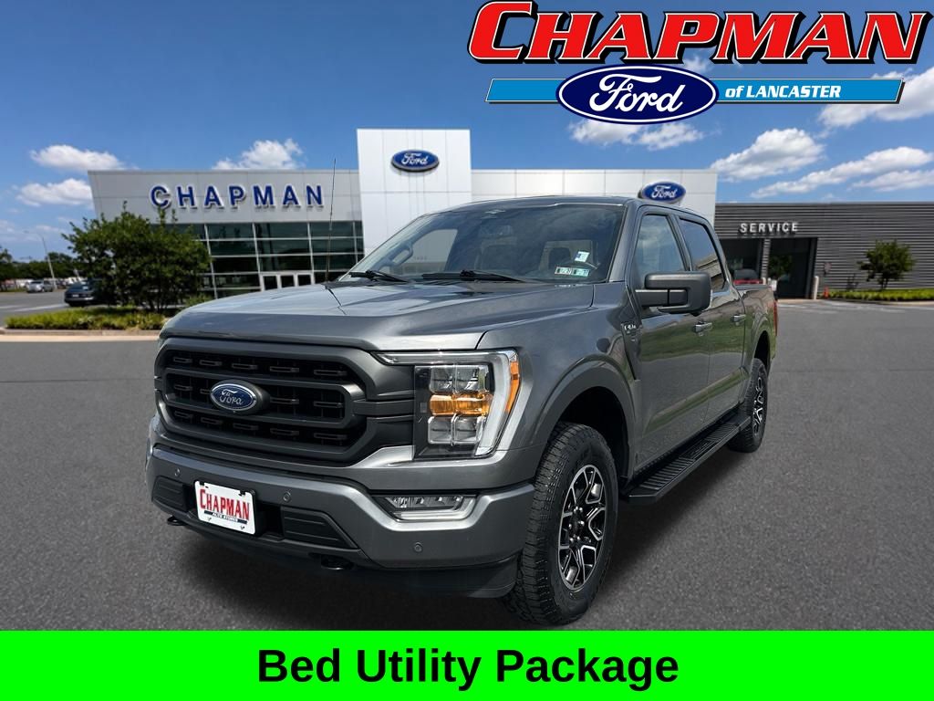 Gray Metallic 2023 Ford F-150 Pickup Truck Four-Wheel Drive Automatic