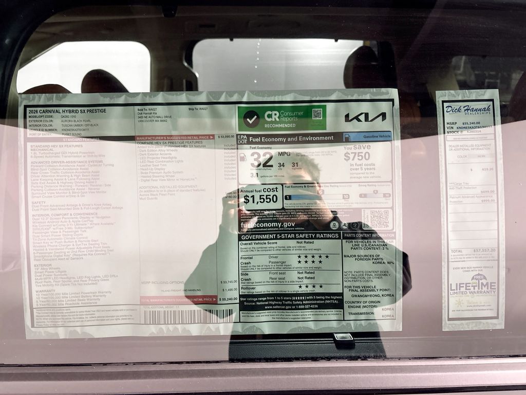2026 Kia Carnival Hybrid SX Prestige