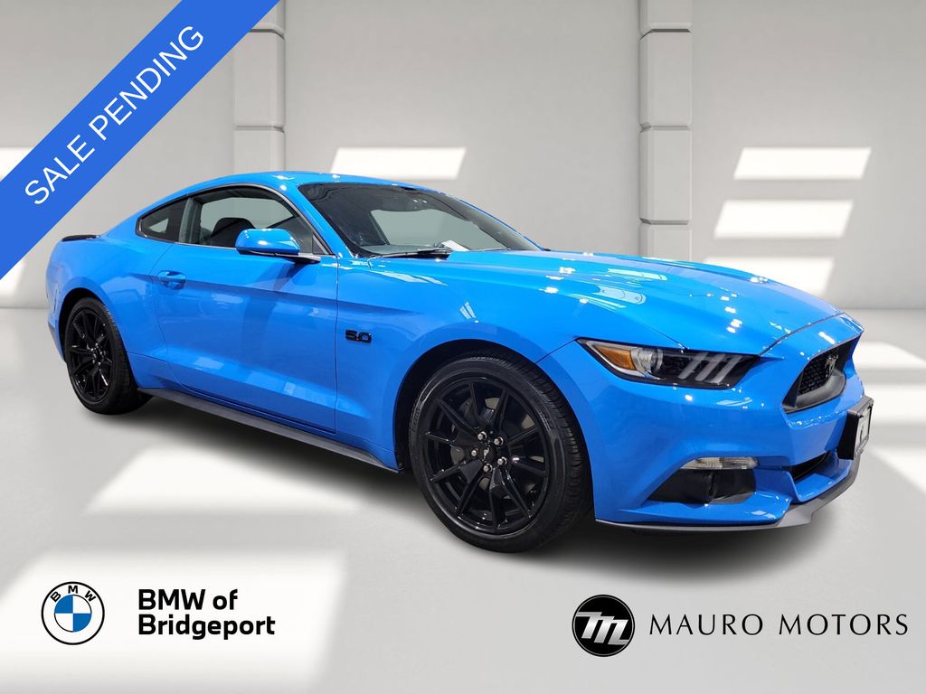 Grabber Blue 2017 Ford Mustang GT Coupe RWD Coupe Rear-Wheel Drive 6-Speed Automatic