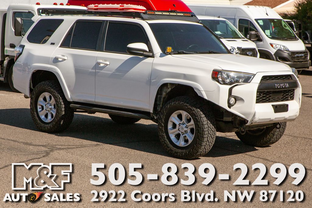 Super White 2020 Toyota 4Runner SUV / Crossover Four-Wheel Drive 5-Speed Automatic Overdrive
