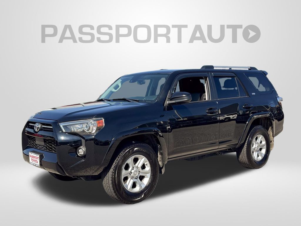 Midnight Black Metallic 2021 Toyota 4Runner SR5 4WD SUV / Crossover Four-Wheel Drive Automatic