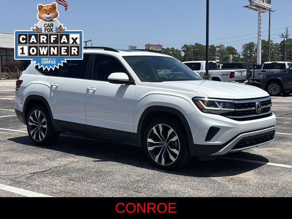 2022 Volkswagen Atlas 3.6L V6 SE w/Technology White at Bayway Cadillac of The Woodlands
