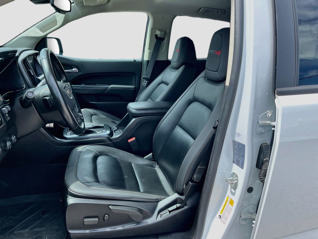 2021 GMC Canyon AT4 w/Leather White at AutoSavvy Houston Northwest