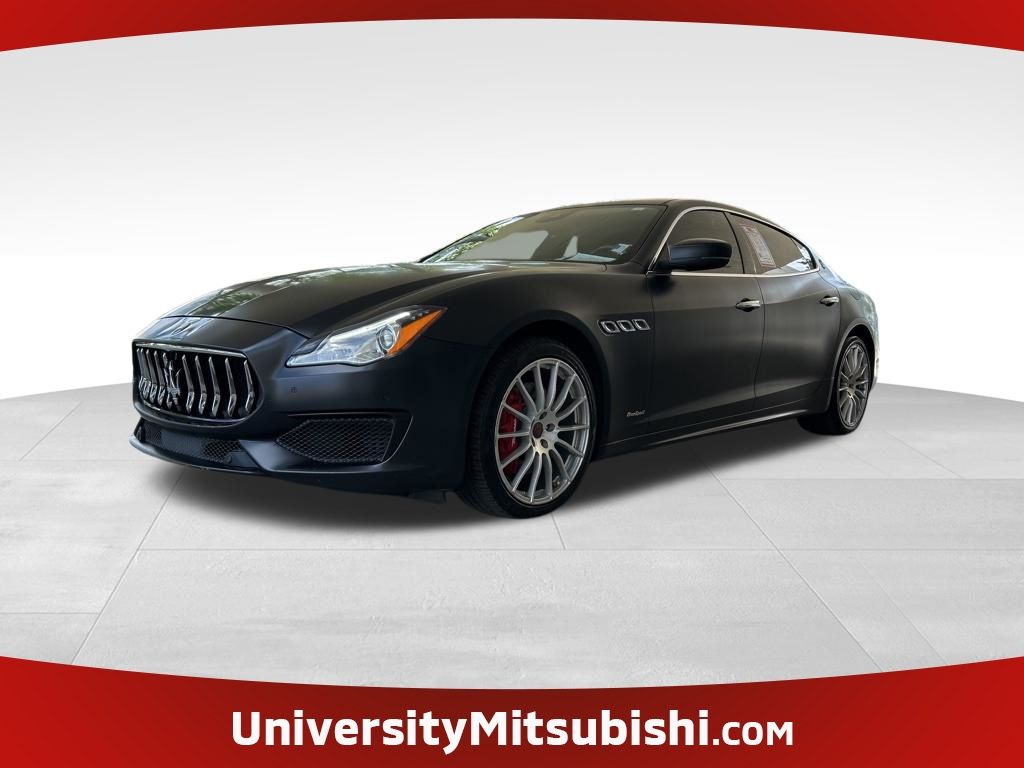 Light Blue 2017 Maserati Quattroporte S Q4 GranSport AWD Sedan All-Wheel Drive 8-Speed Automatic