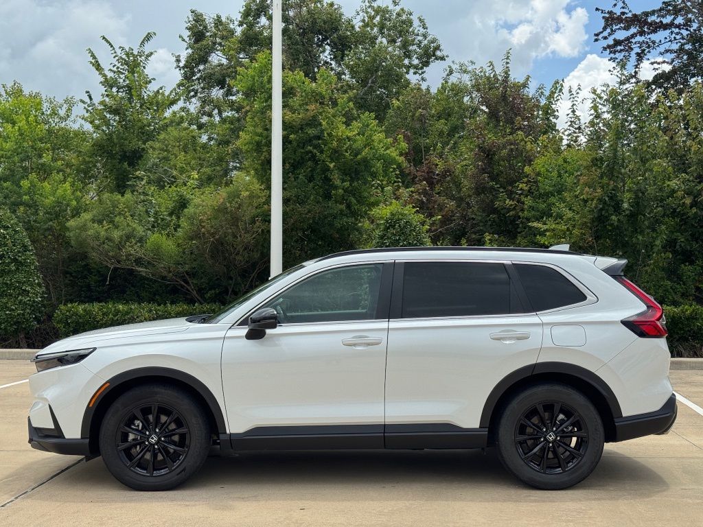 2023 Honda CR-V Hybrid Sport White at Bayway Cadillac of The Woodlands