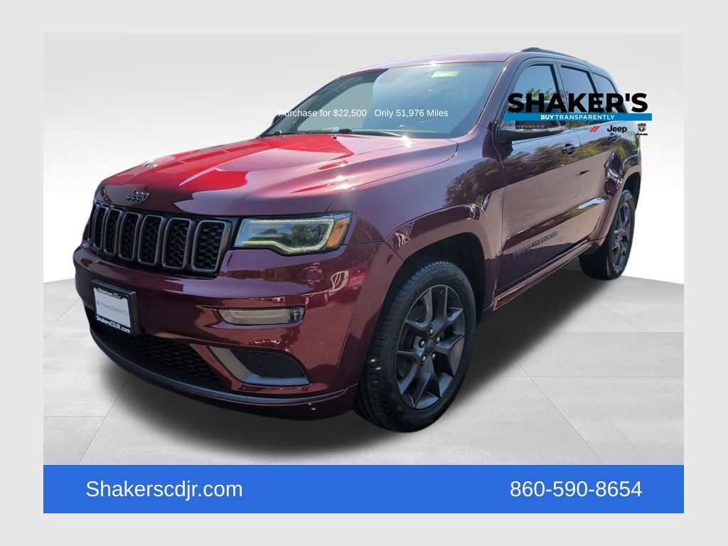 Velvet Red Pearlcoat 2019 Jeep Grand Cherokee SUV / Crossover Four-Wheel Drive 8-Speed Automatic