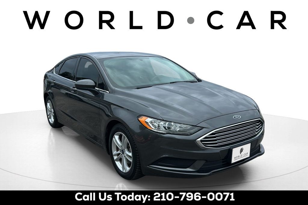 Gray (Magnetic) 2018 Ford Fusion Sedan Front-Wheel Drive 6-Speed Automatic