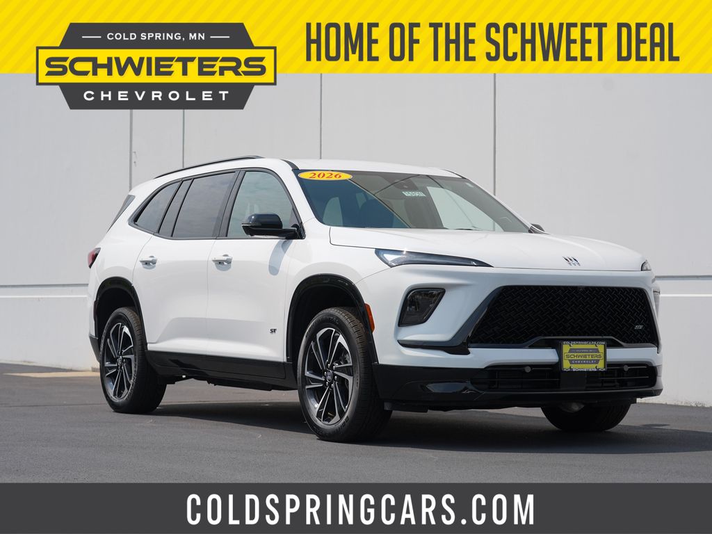 Summit White 2026 Buick Enclave SUV / Crossover Four-Wheel Drive 8-Speed Automatic