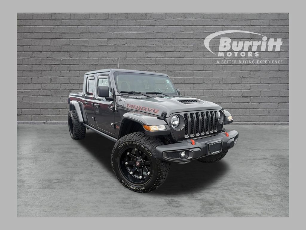 Gray (Granite Crystal Metallic Clearcoat) 2022 Jeep Gladiator Pickup Truck Four-Wheel Drive 8-Speed Automatic