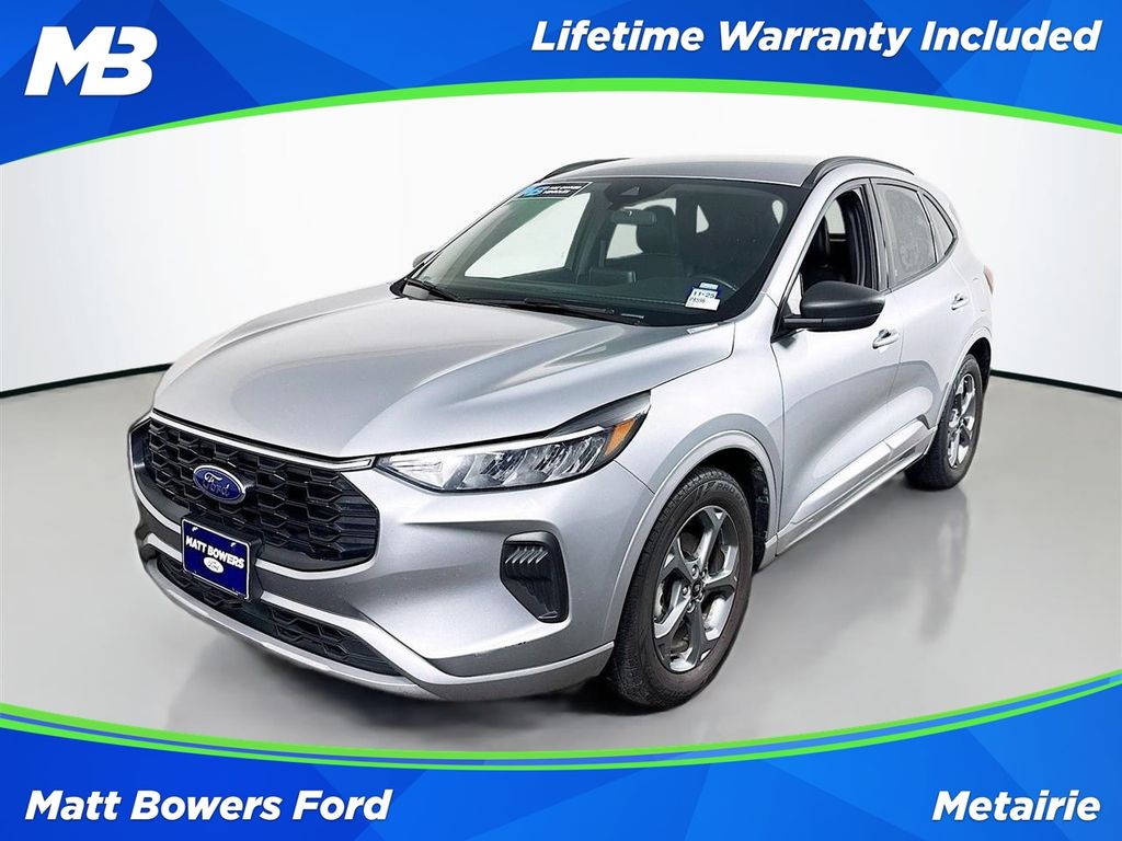 Silver Metallic 2024 Ford Escape SUV / Crossover Front-Wheel Drive 8-Speed Automatic