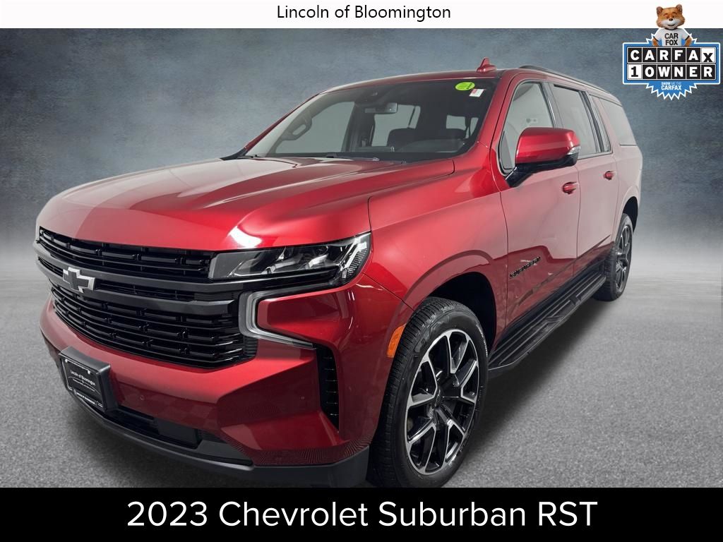 Radiant Red 2023 Chevrolet Suburban SUV / Crossover Four-Wheel Drive