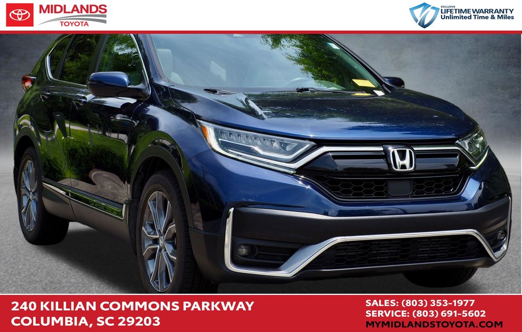 Aegean Blue Metallic 2020 Honda CR-V SUV / Crossover Front-Wheel Drive Continuously Variable Transmission