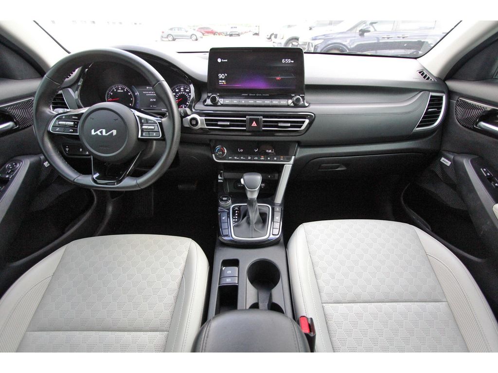 2022 Kia Seltos SX Blue at Joe Myers Mazda Kia