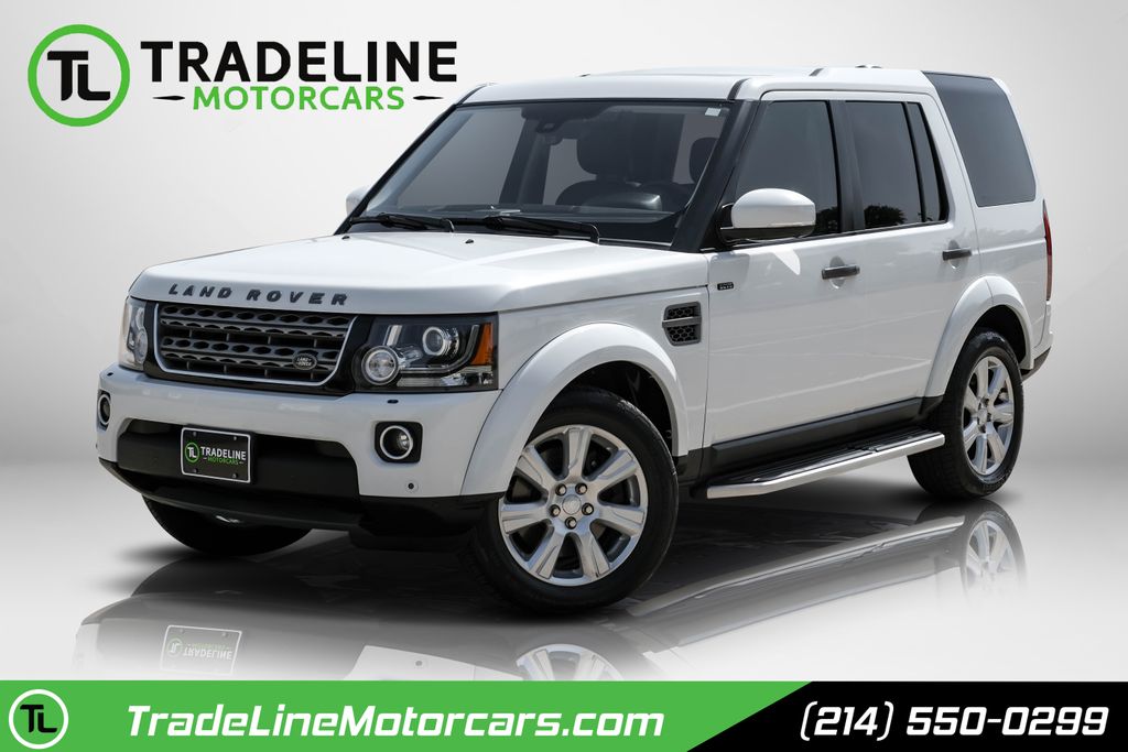 White 2016 Land Rover LR4 SUV / Crossover All-Wheel Drive 8-Speed Automatic