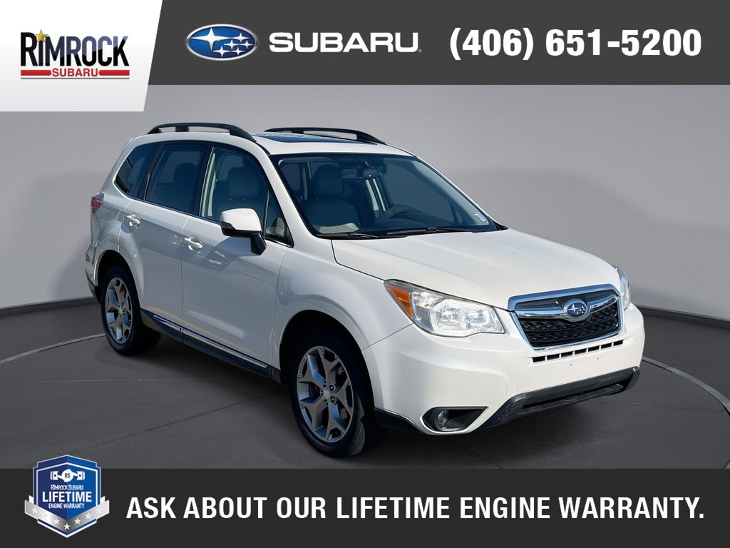 Satin White Pearl 2015 Subaru Forester SUV / Crossover All-Wheel Drive Continuously Variable Transmission