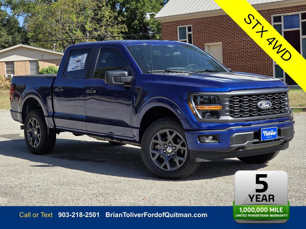 Blue Metallic 2026 Ford F-150 Pickup Truck Four-Wheel Drive Automatic
