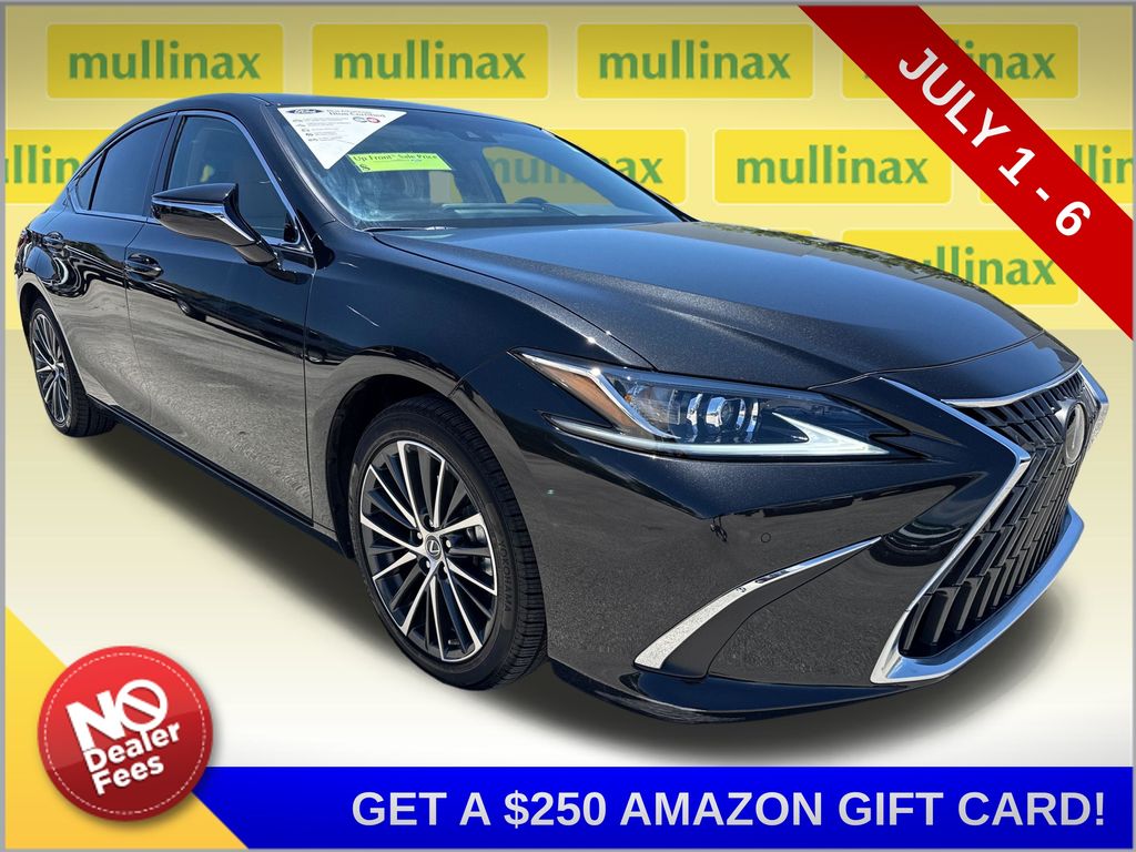Black (Caviar) 2025 Lexus ES Hybrid Sedan Front-Wheel Drive Continuously Variable Transmission