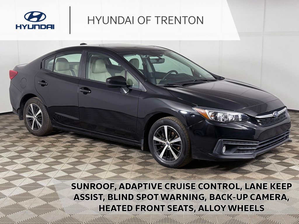 Crystal Black Silica 2022 Subaru Impreza Sedan All-Wheel Drive Continuously Variable Transmission