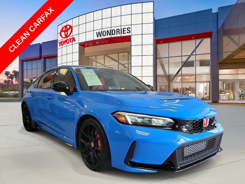 Boost Blue Pearl 2025 Honda Civic Type R Hatchback Front-Wheel Drive 6-Speed Manual