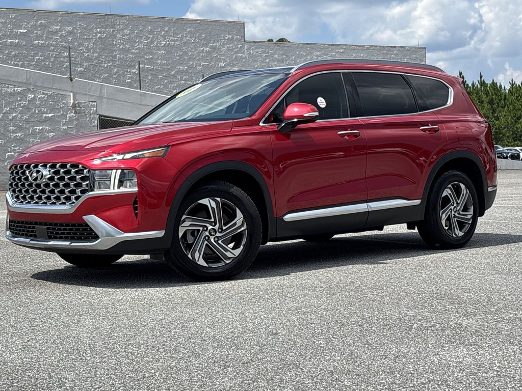Calypso Red 2022 Hyundai Santa Fe SUV / Crossover Front-Wheel Drive 8-Speed Automatic