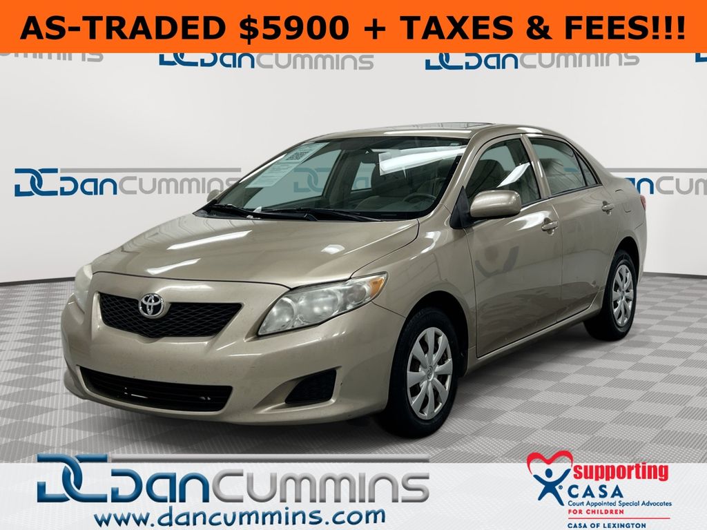 Brown (Tan) 2009 Toyota Corolla Sedan Front-Wheel Drive 4-Speed Automatic