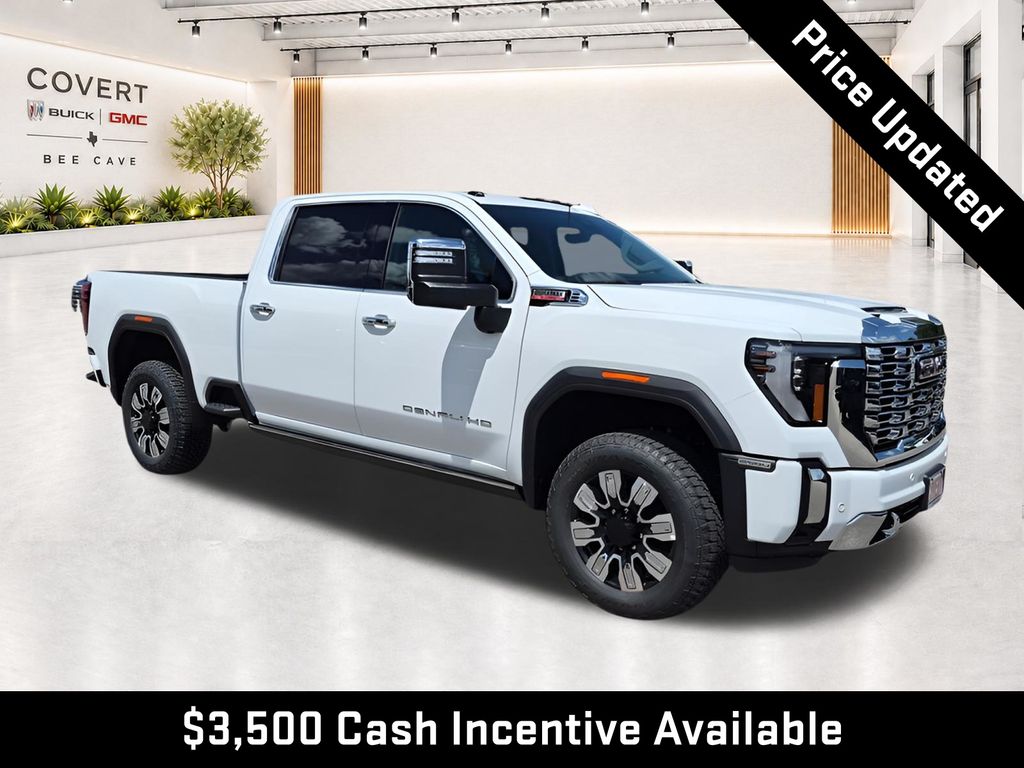 Summit White 2026 GMC Sierra 2500HD Pickup Truck Four-Wheel Drive Automatic