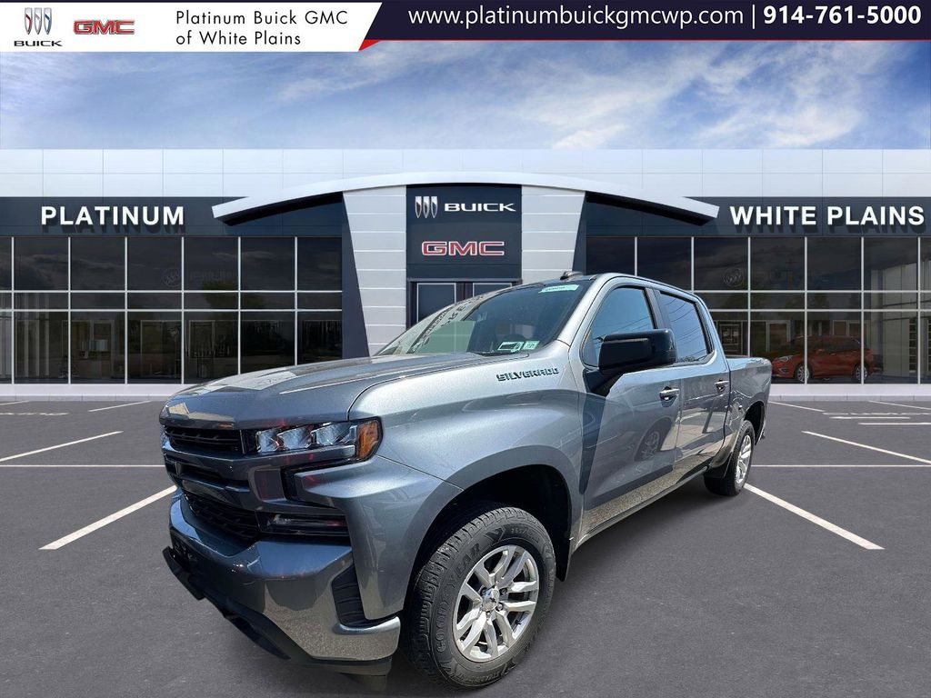 Gray (Satin Steel Metallic) 2020 Chevrolet Silverado 1500 RST Crew Cab 4WD Pickup Truck Four-Wheel Drive 8-Speed Automatic