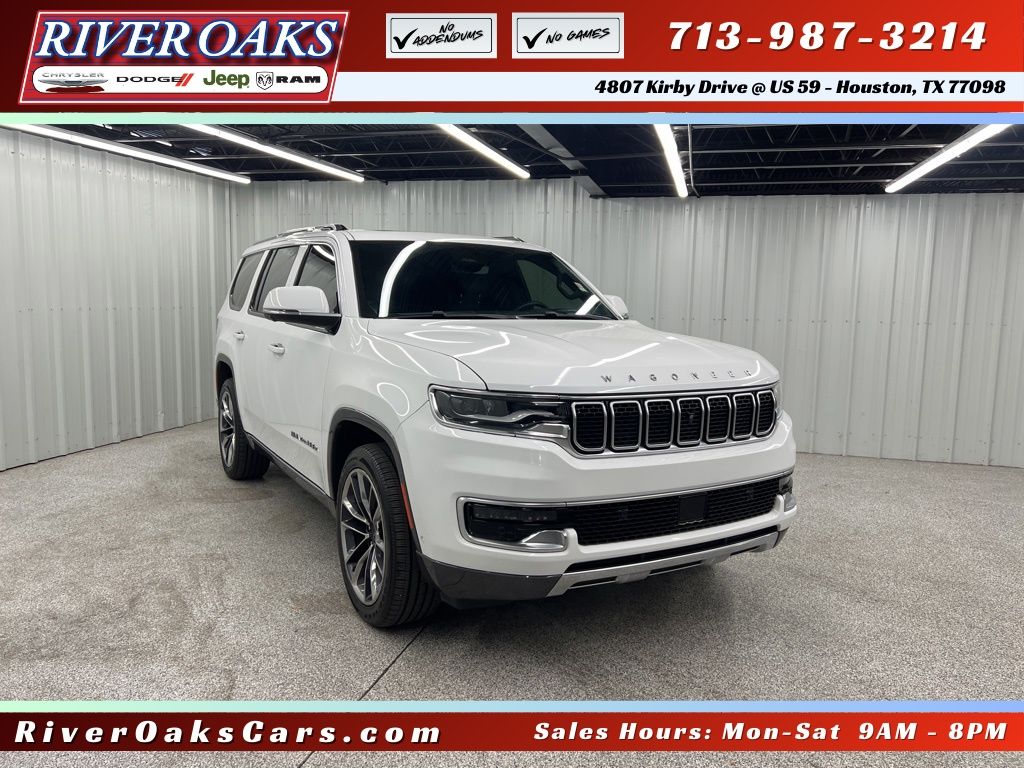 Bright White Clearcoat 2022 Jeep Wagoneer Series III RWD SUV / Crossover 4X2 8-Speed Automatic